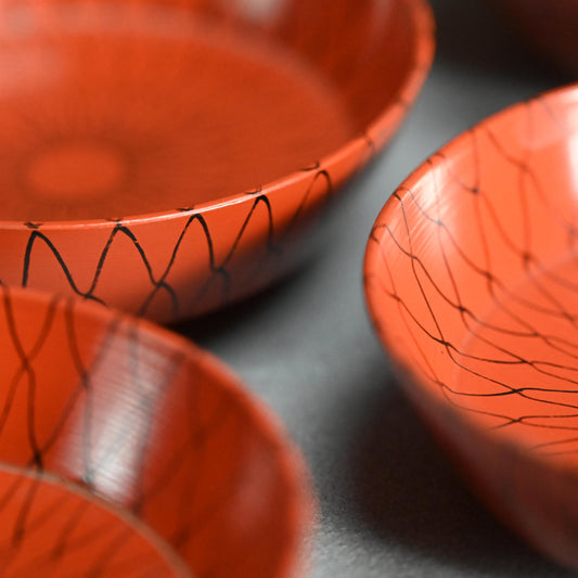 Set 10 19th century Lacquer Amime Plates