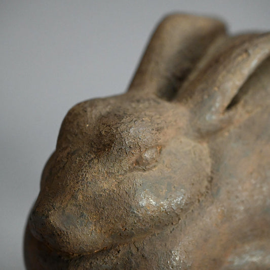 Exhibited Dry Lacquer Rabbit Sculpture, 1947 ー関 長造 “兎”