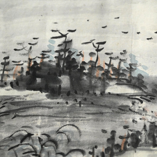 Makimono Handscroll by the Great Chokunyu ー田能村直入