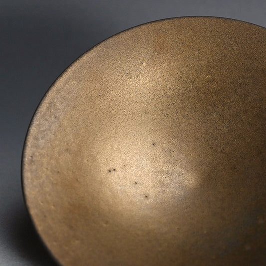 Fugen Gold Asa-bachi ー松下 広樹 “普賢ゴールド浅鉢”