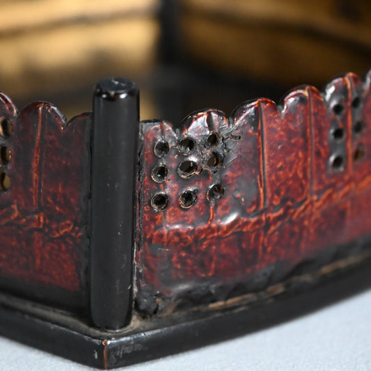 Tea Tray made from Re-purposed Yoroi Armor-parts