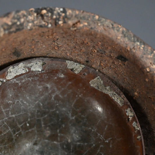 Early Edo period Seto Kiln Flaw, Tenmoku Chawan Tea Bowl