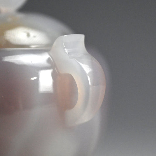 Exquisite Wamono Carved Agate Koro Incense Burner