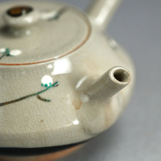 Ninsei Teapot ー宮川 (真葛) 香山 “梅の画急須”