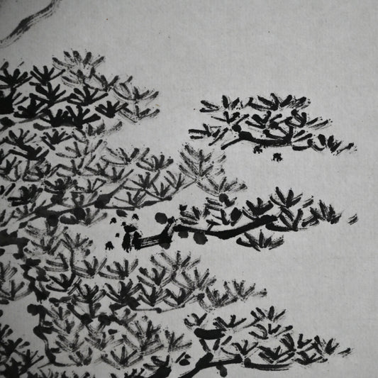 Pair of Ink Paintings ー福田 古道人