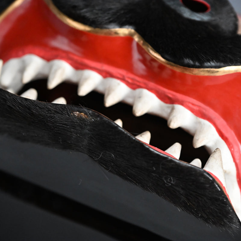 Antique Ainu Shishimai Bear Dance Mask