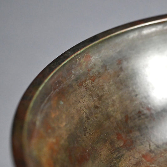 Footed Art-Deco Bronze Vase ー初代 中島 保美 “青銅花器”