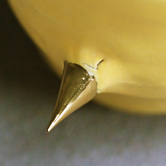 Yellow Glazed Guinomi Sake Cup ー東井 真咲朝 "ぐい吞み"