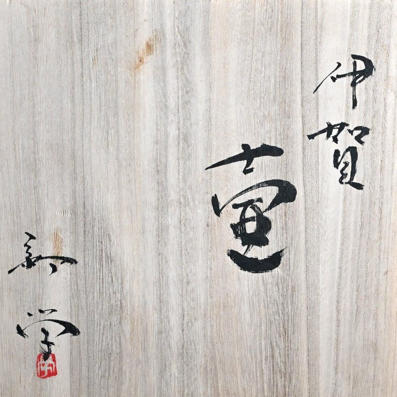 Charred Iga-yaki Tsubo Vase ー新 学 “伊賀 壷”