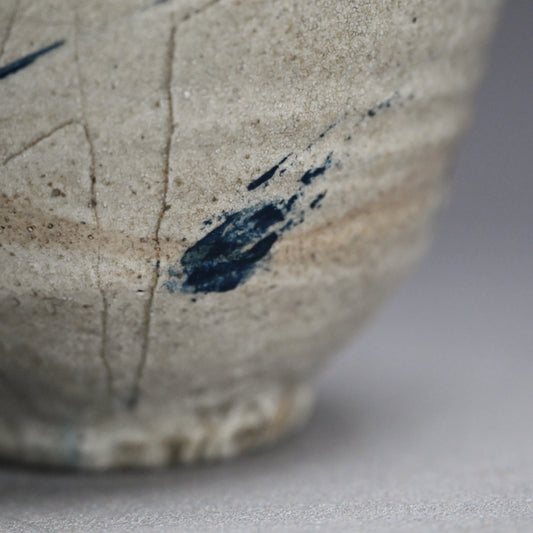 Random Blue Line Chawn Tea Bowl ー重森 陽子 “青線 茶碗”