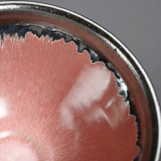 Black-Clay Chawan Tea Bowl ー永草 陽平 “流彩黒泥茶碗”