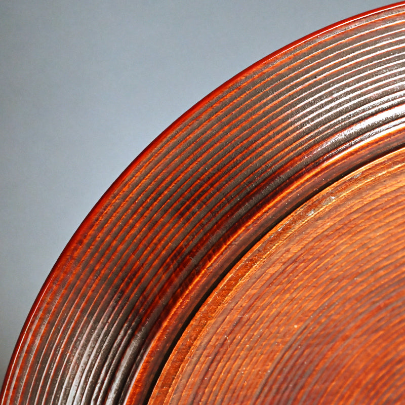 Carved Antique Sanuki-bori tray ー森 象堂