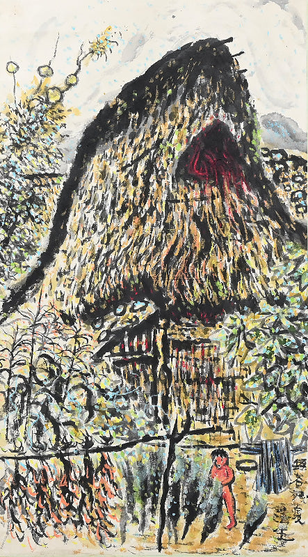 Summer in Hirutani Painted Scroll