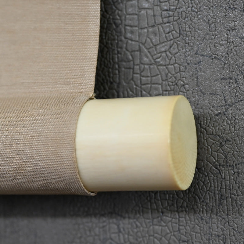 Rare Scroll Mounted Colorful Work ーのむら 清六 "秋山之亀"