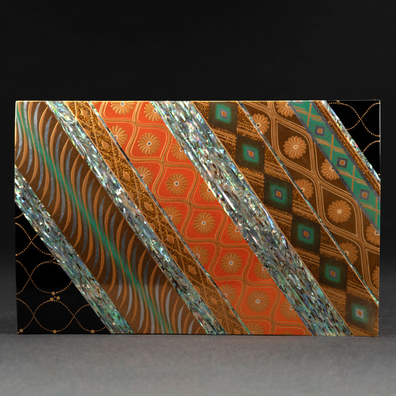 Brocade Pattern Lacquer Boxー服部 峻昇 “耀貝飾箱 彩華”