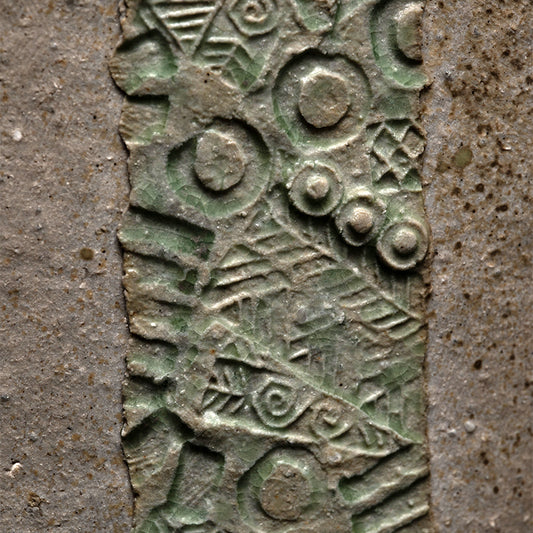 Important Awarded Vase ー加古 勝己 “倭刻陶”