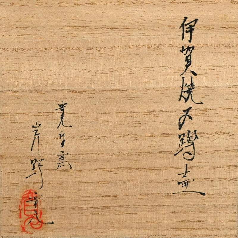 Iga Yakishime Uzukumaru Vase ー寛白窯 岸野 寛 “伊賀焼〆蹲壺”