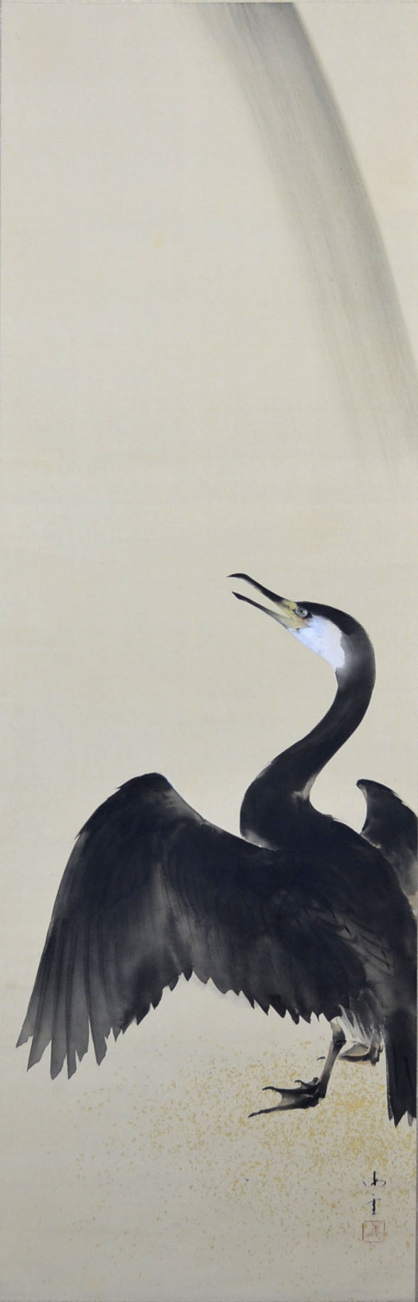 Cormorant, symbol of summer ー岸野 海雪 "霽後"