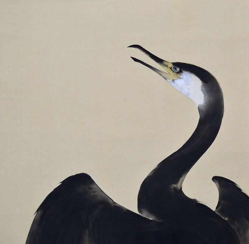 Cormorant, symbol of summer ー岸野 海雪 "霽後"