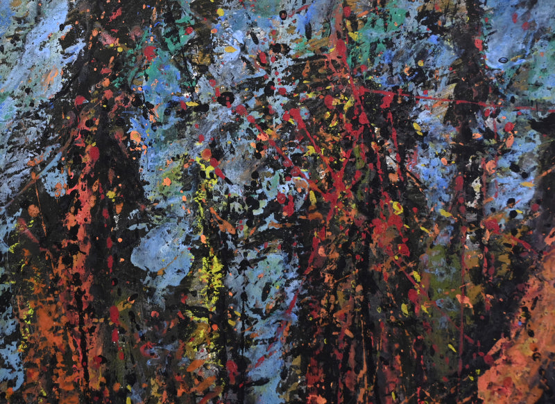 Rare Scroll Mounted Colorful Work ーのむら 清六 "秋山之亀"