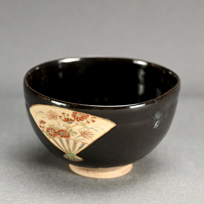 Antique Japanese Ninsei ChawanN Tea Bowl ー仁清茶碗