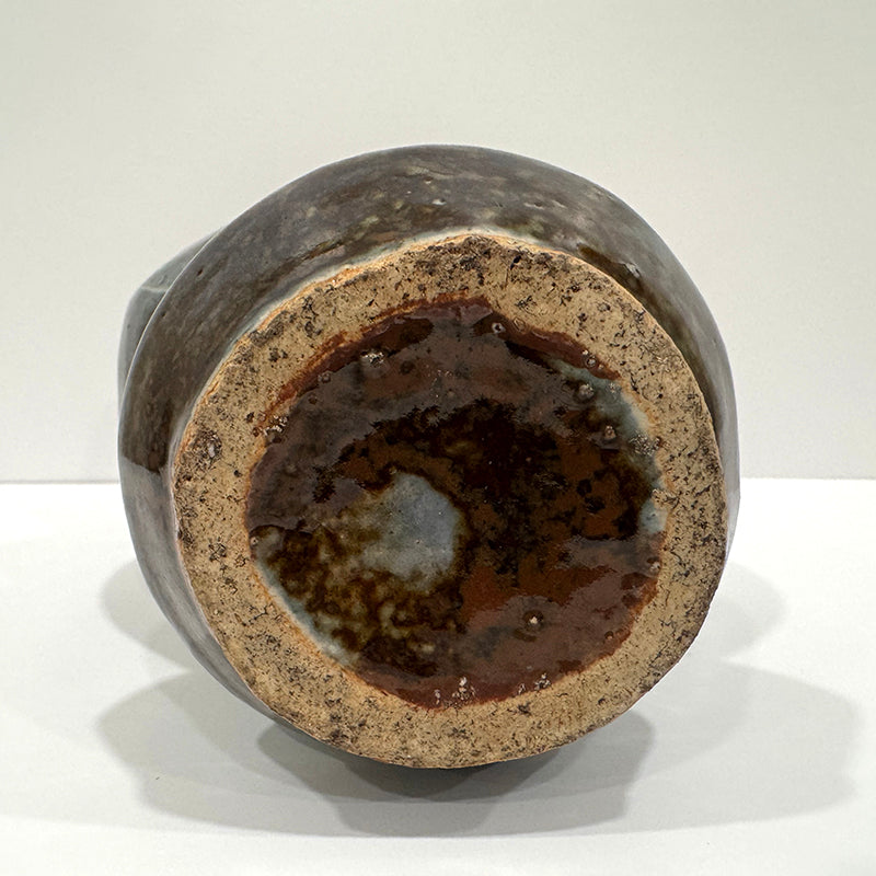 Classic Gosu Henko Vase by Pottery Legend ー河井 寛次郎 “呉須花繪扁壺”