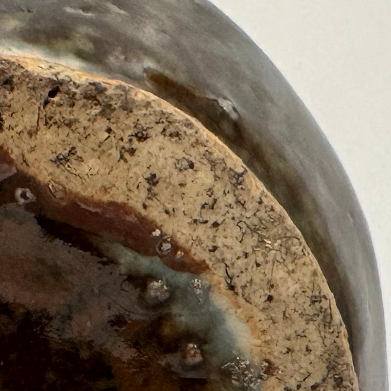 Classic Gosu Henko Vase by Pottery Legend ー河井 寛次郎 “呉須花繪扁壺”