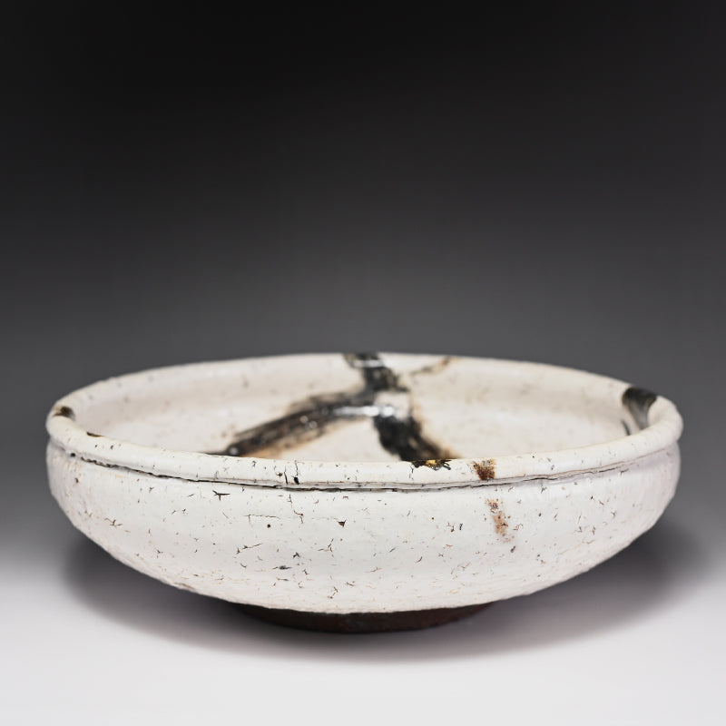 Fabulous Large Bowl ー中川 自然坊 “絵粉引唐津 鉢”