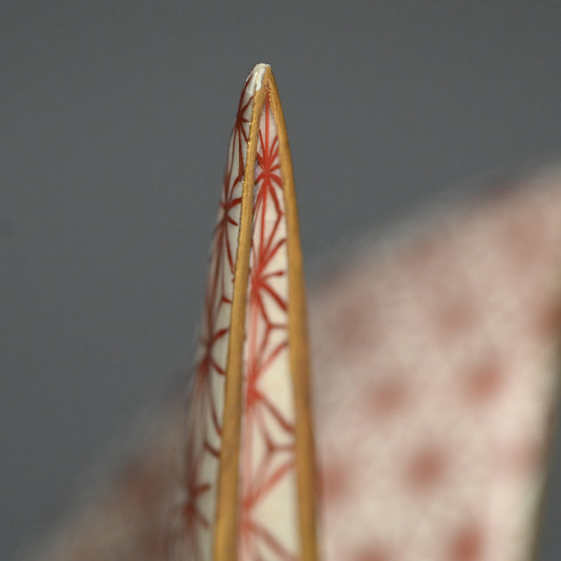 Origami Crane-Shaped Koro ー宮川 香齋 “竹鶴香炉 熨斗鶴"