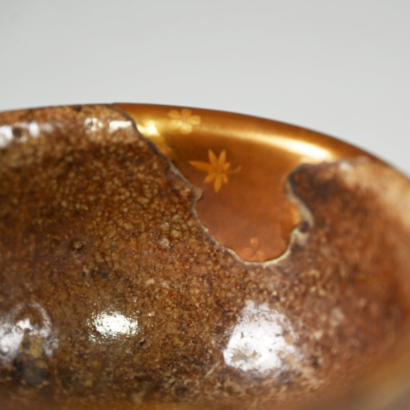 Exquisite Early Karatsu Kintsugi Chawan w/ Gold Repair