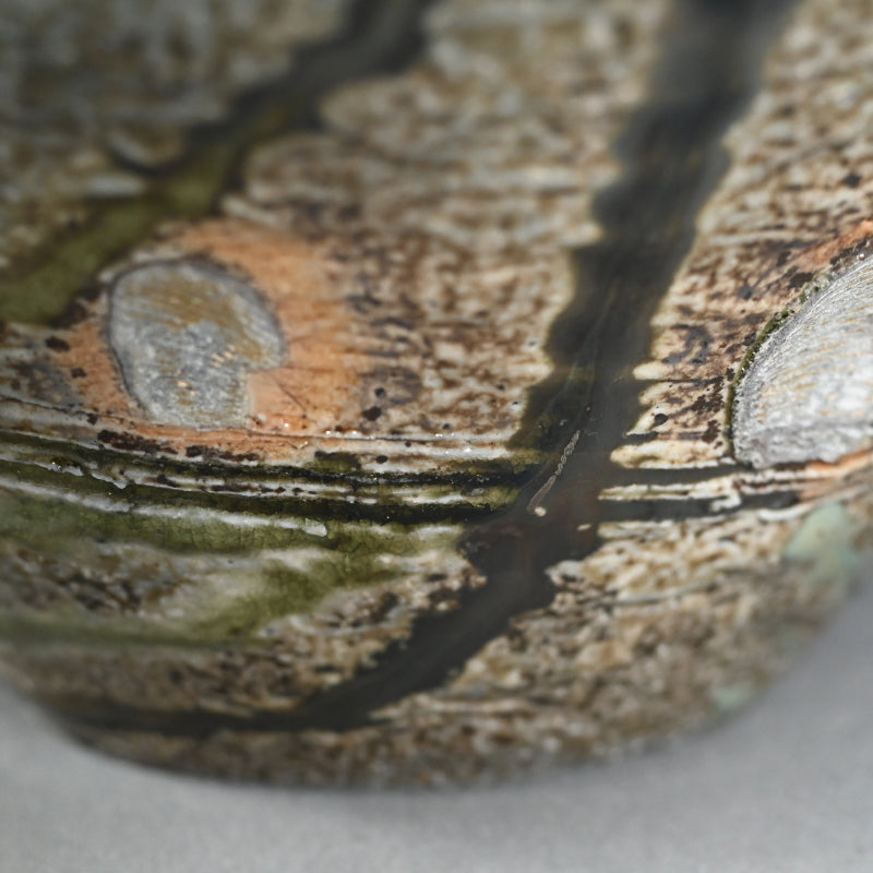 Spectacular Ash Glazed Otsubo ー今井 理桂 "自然釉大壺" 平成4年1992年制作