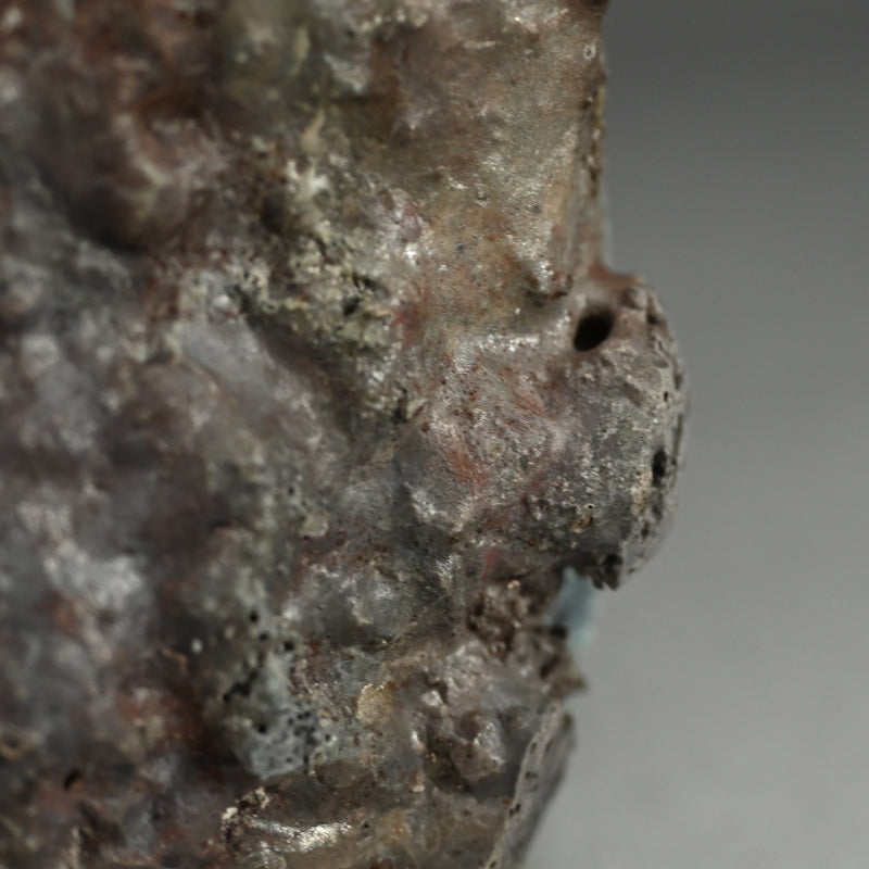 Charred Natural Ash Glazed Vase ー今井 理桂 "自然釉花生"