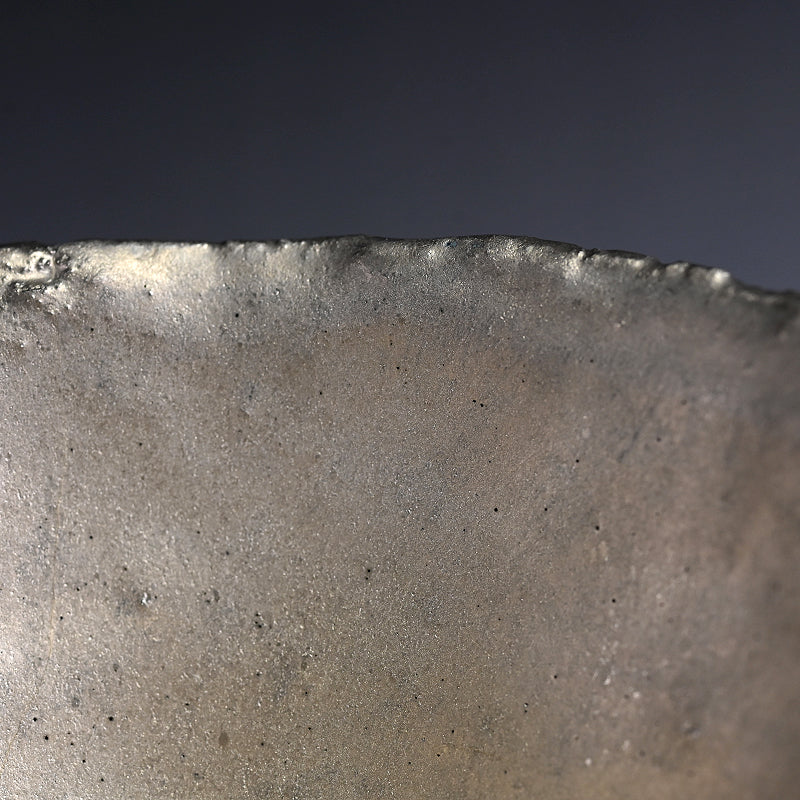 Contemporary White Gold Bowl ー小川 待子 "白金彩鉢"