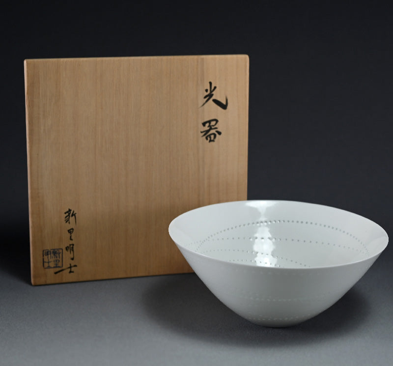 Contemporary Bowl of Light ー新里 明士 "光器"