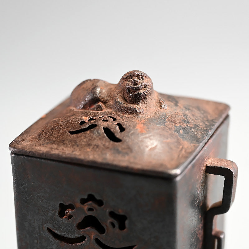 Antique Japanese Uchidashi Iron Koro