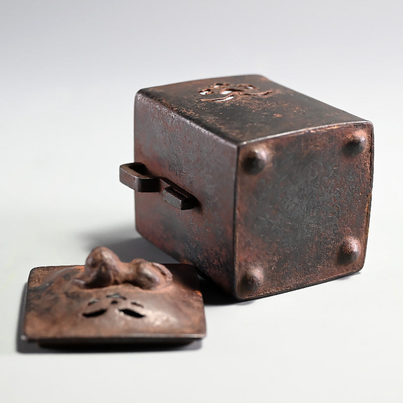 Antique Japanese Uchidashi Iron Koro