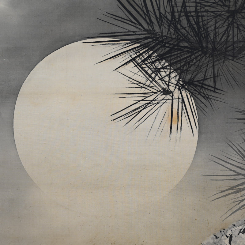 Massive Pine and Full Moon ー田平 玉華