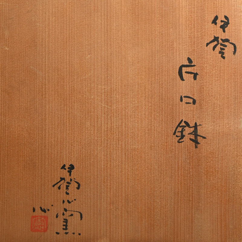 Large Iga Katakuchi Bowl ー小島 憲二 "伊賀焼 片口鉢"