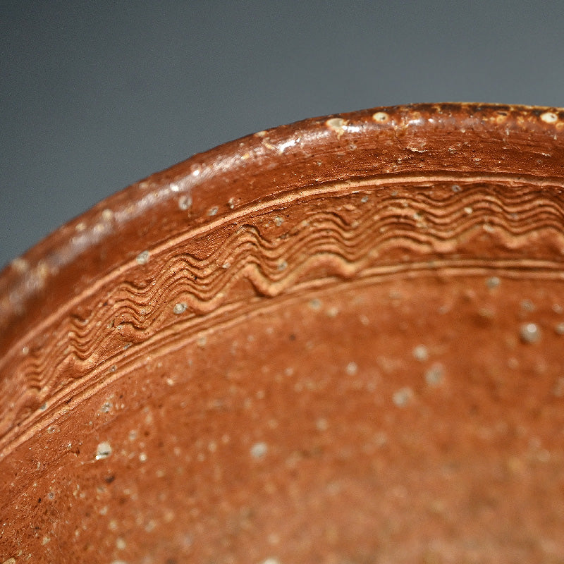 Large Iga Katakuchi Bowl ー小島 憲二 "伊賀焼 片口鉢"