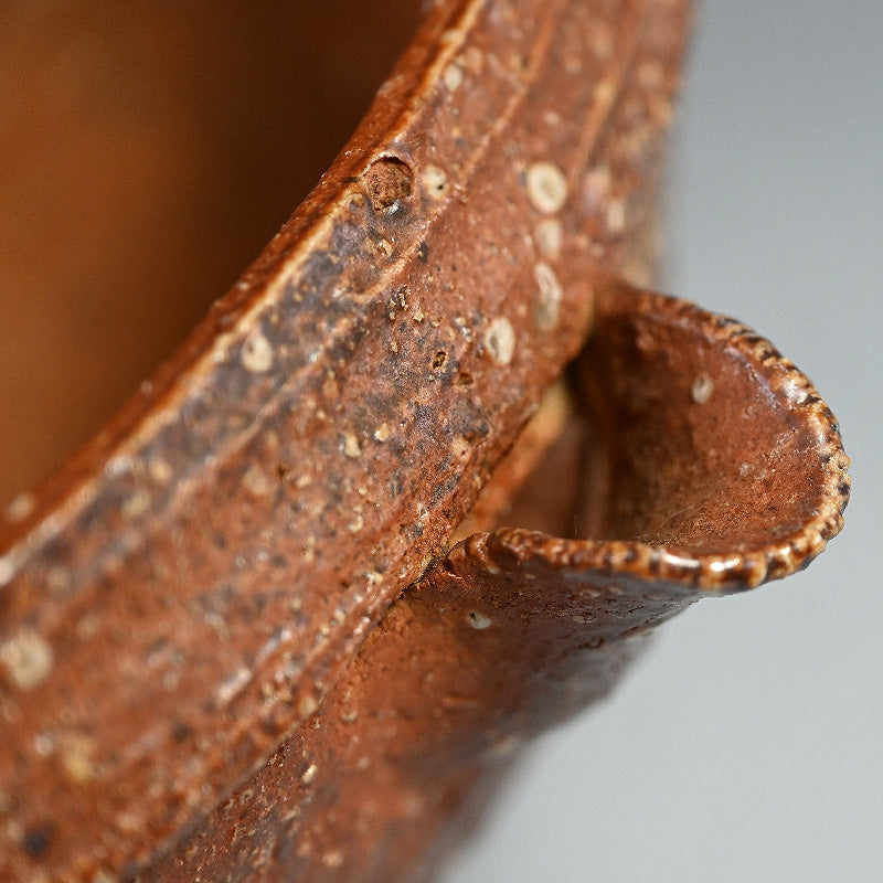 Large Iga Katakuchi Bowl ー小島 憲二 "伊賀焼 片口鉢"