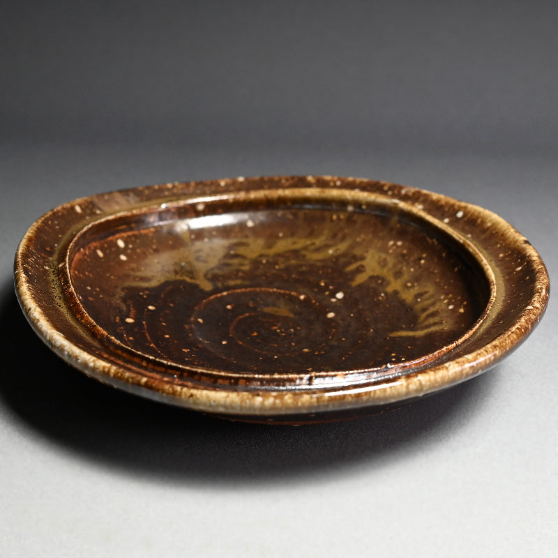 Large Iga Dish by Iga Legend ー小島 憲二 "伊賀焼 飴釉 沓鉢"