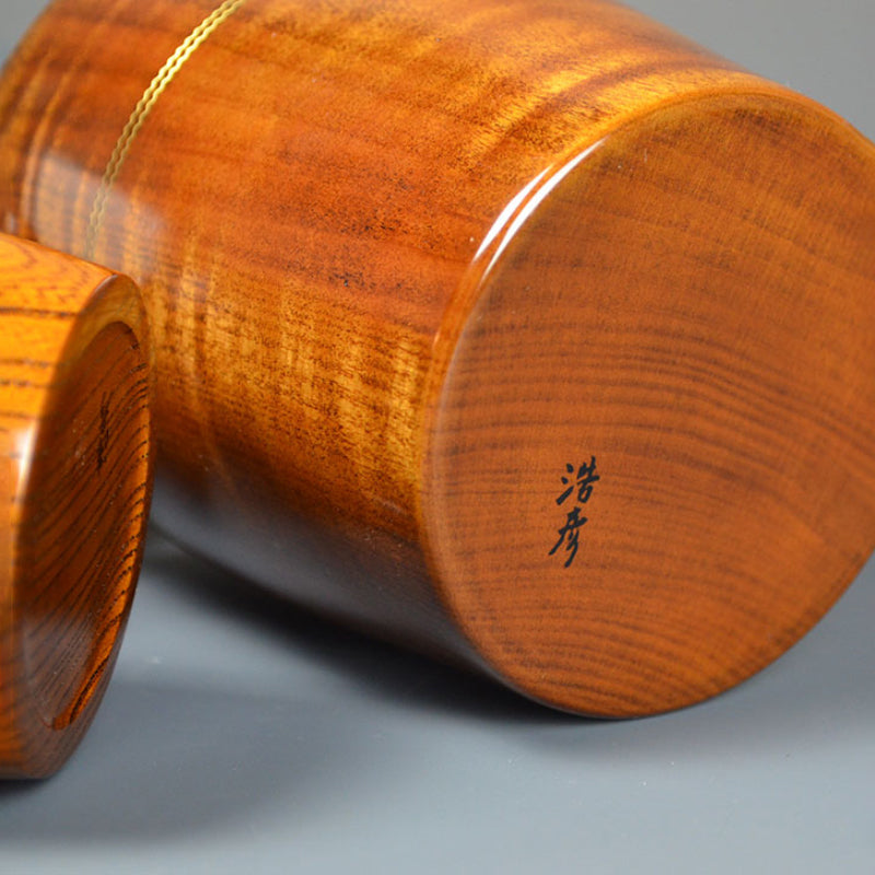 Lacquered Wooden Cups ー川北 浩彦