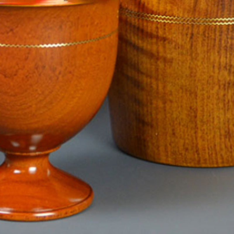 Lacquered Wooden Cups ー川北 浩彦
