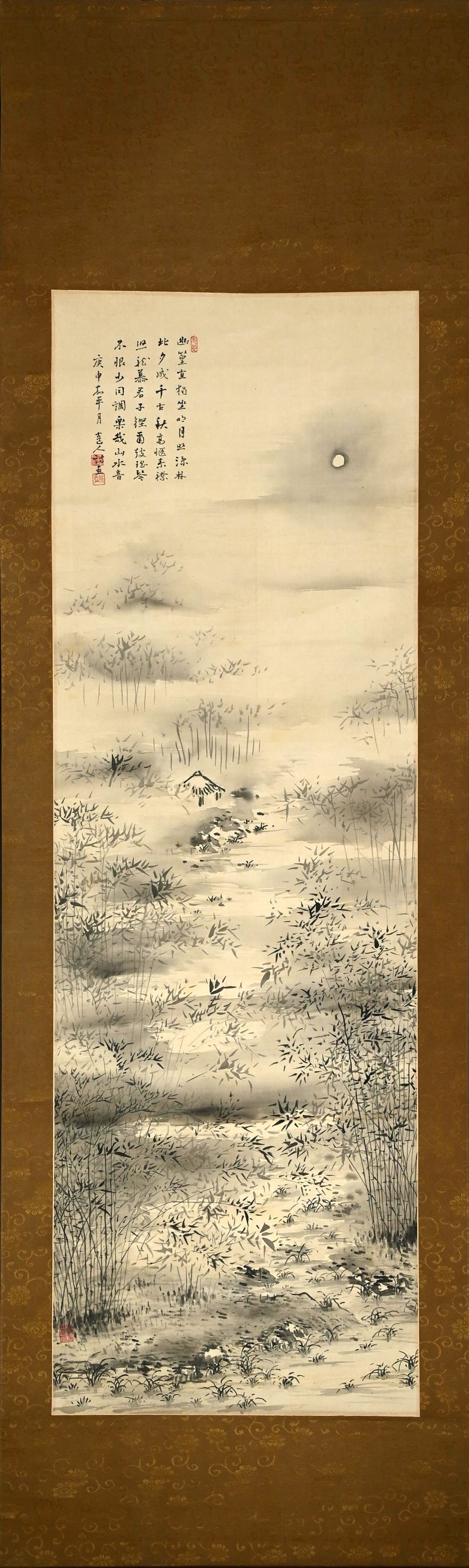 Night in the Bamboo Grove, 1920 ー福田 古道人 “竹林山水圖”