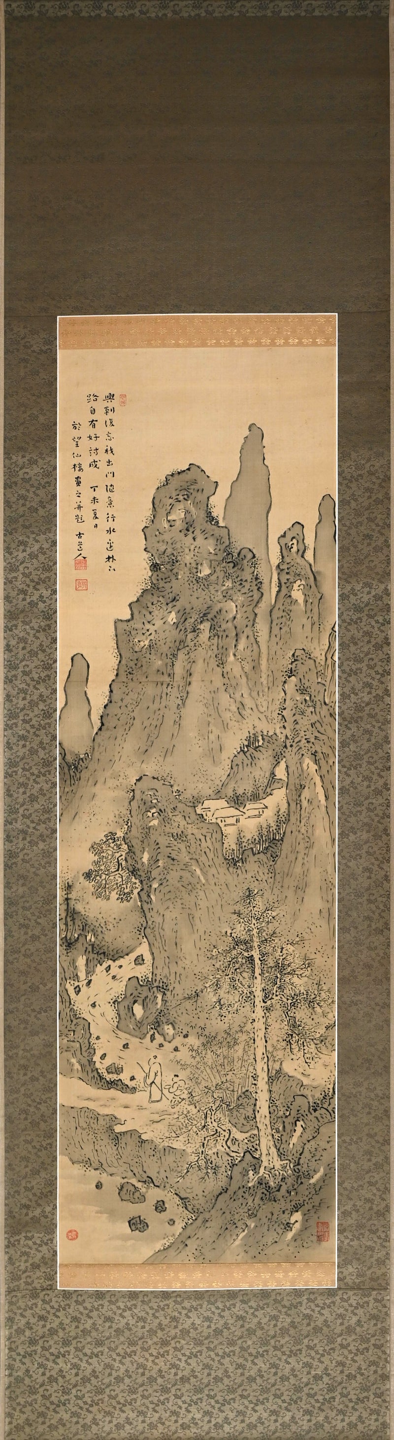 Tilling Clouds, Cultivating Poems, 1907 ー福田 古道人 “白雲還山図"