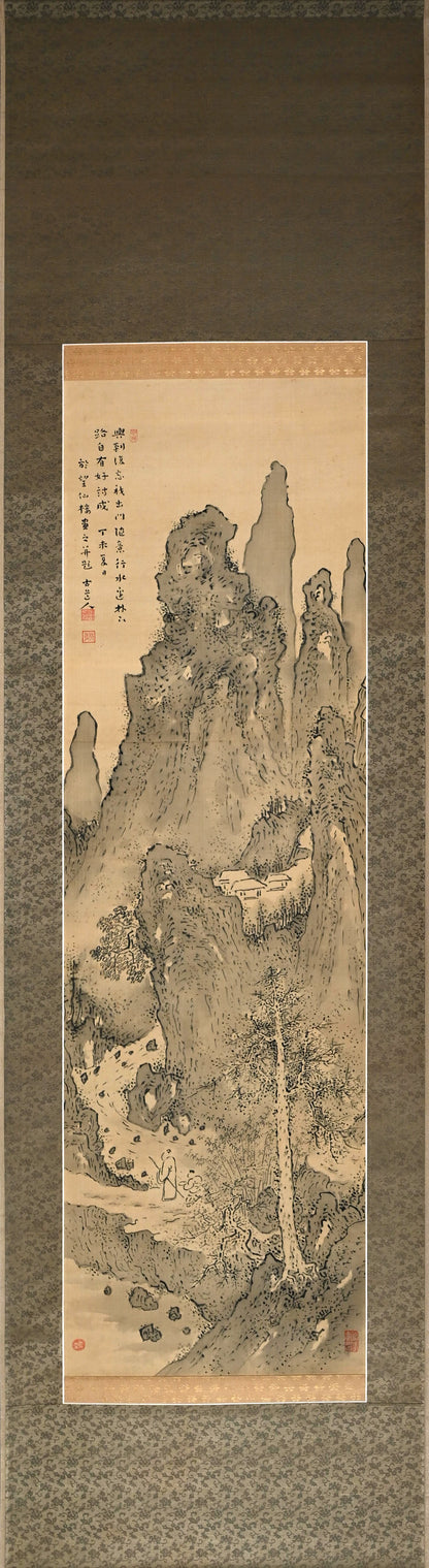 Tilling Clouds, Cultivating Poems, 1907 ー福田 古道人 “白雲還山図"