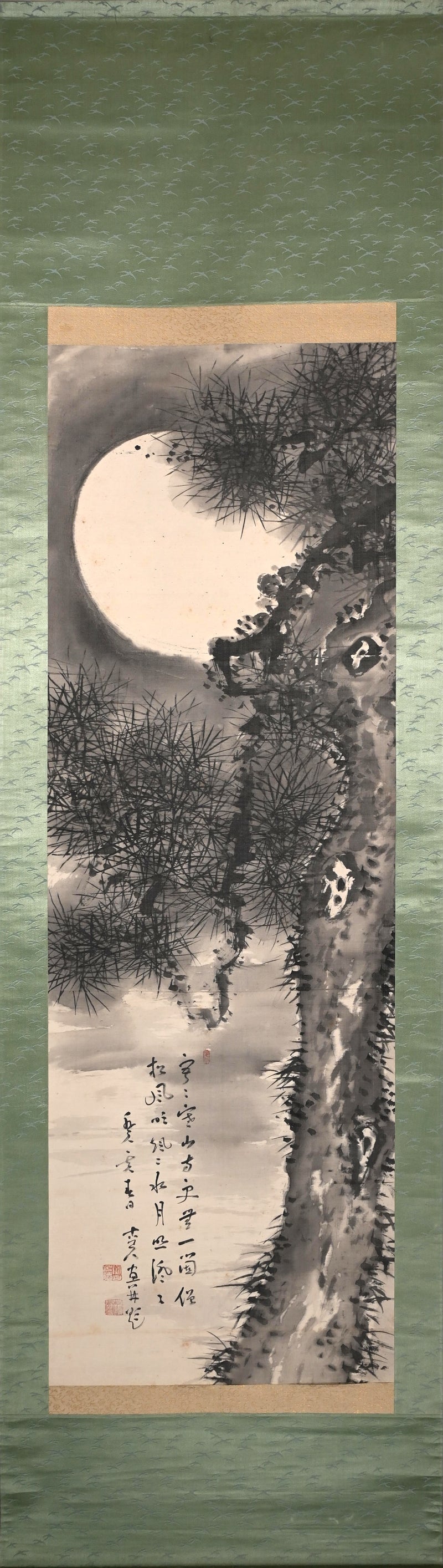 Moon in Pine 1923 ー福田 古道人 “月下老松図”