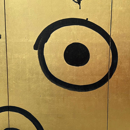 6 panel Gold Screen, Dragon ー今井 アレクサンダー