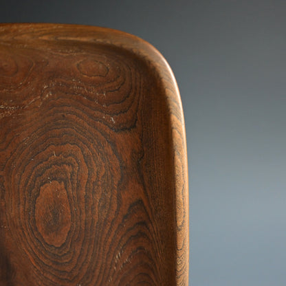 Superb Antique Japanese Carved Wood Tray