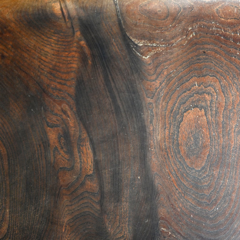 Superb Antique Japanese Carved Wood Tray
